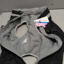 FUAMEY Dog Coat for Large Dogs, Waterproof Dog Winter Jacket with Harness Built in Puppy Cold Weather Coats Reflective Pet Vest with Zipper Warm Fleece Dogs Snowsuit Windproof Black XL (Chest: 30 in)