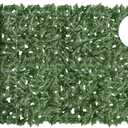 KASZOO Artificial Ivy Privacy Fence Screen - 160''(L) x 40''(W) Faux Greenery Wall Panels for Outdoor Privacy, Balcony, Patio, Backyard, Fence Decor, Realistic Green Leaves for Wall or Garden Use