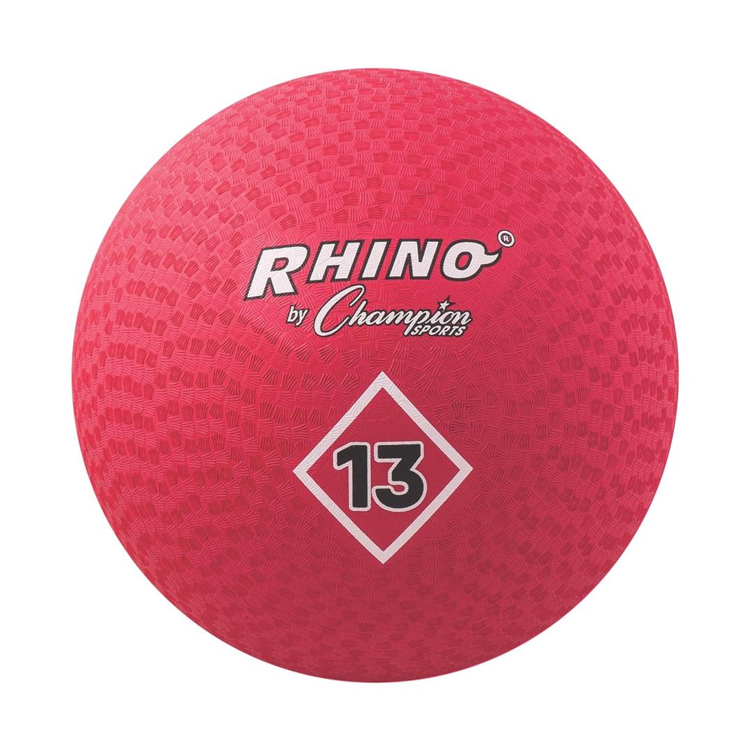 Champion Sports Playground Ball (Red, 13Inch)