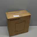 Slim Bathroom Trash Can with Lid Soft Close, Stainless Steel Garbage Can Step Trash Bin with Removable Inner Bucket for Bedroom, Office, Kitchen (Matt White, 1.8 Gallons)