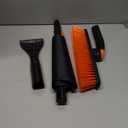 DooGooCoo [Upgrade] Ice Scraper & Extendable Snow Brush for Car Windshield [Military-Grade Sturdy] - 360 Pivoting Brush Head with Silicone Grip for Effortless One-Swipe Clean on Auto (Large)