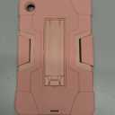 Case for Galaxy Tab A9 8.7 2023 Case, Heavy Duty Hard PC Soft Silicone SM-X110 SM-X115 Shockproof High Impact Protective Case for Samsung A9 8.7 Inch 2023 Rosegold