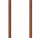 VetaDeMadera Wooden Coat Rack, Rolling Rack with Shelves