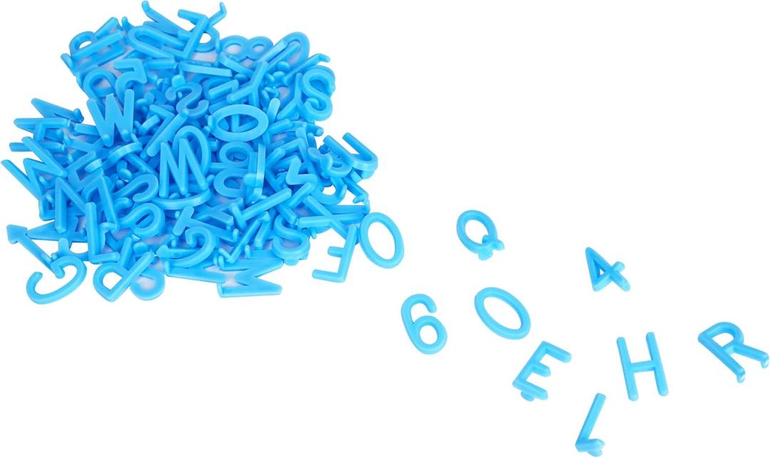 C CRYSTAL LEMON Felt Letter Board Set  294-Piece Blue Letters, Numbers & Symbols for 3/4-inch Message Board Letters for Felt Board