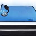 XL Refillable Ice Bag for Injuries, 21.2" x 13" Travel Ice Water Bag Physical Cold Therapy with Straps for Full Back, Hip, Pain Relief for Injuries, Muscle Pain, Swelling, Bruises