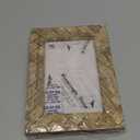 Handicrafts Home Wood Picture Frames For Christmas Decor Handmade 4x6 Natural Wood Photo Frame for Wall & Tabletop, Rustic Farmhouse Decor, Vintage Decor, Boho Shelf Styling, Modern Home Decor, Living Room Wall Art, Desk Decor & Christmas Gift - Cinnamon Plaits