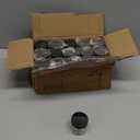 2oz Jars with Lids, HOA Kinh 30 Pack Clear Glass Jars Empty Cosmetic Containers Round Airtight Glass Jar with Inner Liners and black Lids for Storing Lotions, Powders, and Ointments