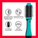 REVLON One Step Volumizer PLUS Hair Dryer and Styler | More Volume, Less Damage, and More Styling Control for Easy and Fast Salon-Style Blowouts, Plus Travel Friendly (Teal)