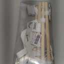 POVETIRE Headband Holder Hair Bows Organizer for Girls,Baby Headbands Hair Accessories Organizer Storage Wall Hanging Decor for Nursery Girls Room (White-1)