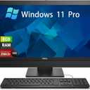 Dell OptiPlex 5250 All-in-One Desktop Computer | Windows 11 Pro | 21.5" (1920x1080) Display | Intel G4560 | 8GB RAM | 256GB SSD | Keyboard | Mouse | WiFi |NO CAM