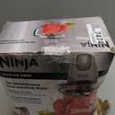 Ninja QB900B Master Prep Food Processor Blender with 48 oz Pitcher & 16 oz Chopping Bowl, Perfect for Frozen Blending & Chopping, 400 Watts, Dishwasher Safe, Countertop, Grey