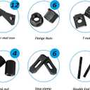 58PC Hold Down Clamp Clamping Set Kit for Bridgeport Mill (11/16" Slot 5/8" Stud)