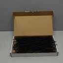 Binditek 100 Pack Plastic Spiral Binding Coils, Multi Size (6mm, 8mm, 10mm, 12mm) (1/4", 5/16", 3/8", 1/2"), 4:1 Pitch, Black, for Students and Coworkers