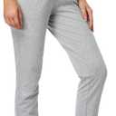 Safort Women Joggers Pants 30"/32"/34"/36" Tall Inseam Athletic Tapered Sweatpants Workout Lounge with Pockets (Small, 06-light Grey (100% Cotton))