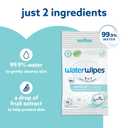 WaterWipes Sensitive+ On The Go Wipes, 3-In-1 Cleans, Cares, Protects, 99.9% Water, Unscented & Hypoallergenic Wet Wipes, 100 Count (10 Packs)