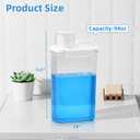 Laundry Detergent Dispenser for Laundry Room,94oz Fabric Softener Dispenser,Liquid Laundry Detergent Container,Laundry Detergent Organizer for Laundry Room Organization with 6 Labels,2 Pack