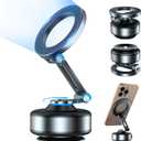 Upgrade Electric Vacuum Magnetic Phone Holder for Car, 360 Rotating Car Phone Mount for iPhone 17pro/16/15/14/13 for Car/Mirror/Smooth Surfaces Gifts for Men Women