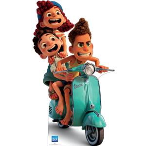 Cardboard People Luca, Alberto and Giulia Life Size Cardboard Cutout Standup - Disney Pixar Luca (2021 Film), One Size,  38"W x 68"H