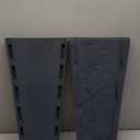 2 Pack Rubber Downspout Splash Block Rain Gutter Down Spout Drain Trays Gray