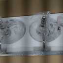 Vintage Bathroom Vanity Light, 4-Light Chrome Vanity Lighting Fixture with Flower Glass Shade, Bathroom Lighting Fixtures Over Mirror