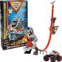 Monster Jam ThunderROARus Drop Playset with Exclusive Monster Truck, Over 6 Feet Tall, Lights & Sounds, Kids Dinosaur Toys for Boys and Girls Ages 4 and Up