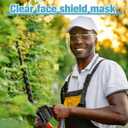 PICcircuit Face Shield Clear Face Shield with Glasses 10 Pack,Plastic Face Mask Face Shields Reusable Protective Guard See Through Goggles for Adults Man and Woman