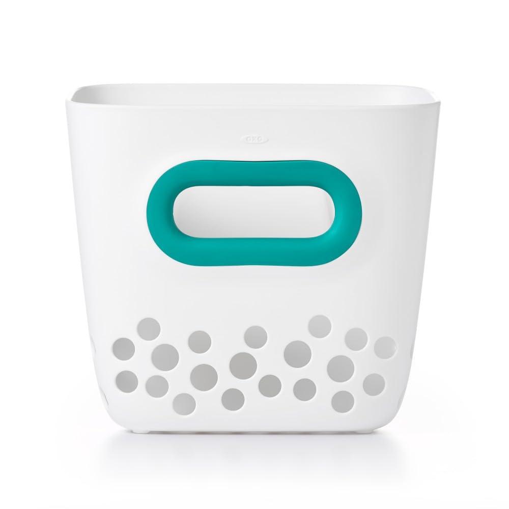OXO Tot Bath Toy Bin, Teal (1 Count (Pack of 1))