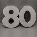 WENPACK 15" Fillable Cardboard Number Charcuterie Board Tray Paper Mache Sweet Cupcake Birthday Box (80)