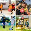 10 Inch Kickball Set, Playground Ball with Carrying Bag, Dodge Balls for Kids and Adults, Bouncing Sport Handball and Toy Ball, Outdoor Balls Official Camps