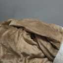 Bedsure GentleSoft Sherpa Fleece Blankets King Size for Bed, Non-Heated, Thick and Warm Throw for Women and Men, Soft Fuzzy Plush King Blanket for Winter, Camel, 108x90 Inches