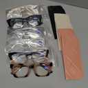 Reading Glasses for Women - Oprah Blue Light Reading Glasses with Spring Hinge, Anti-Glare/Eyestrain Computer Readers (Multi-01)