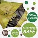 GREENER WALKER Tie Handles Poo Bags for Dog Waste, 600 Doggy Waste Bags Extra Thick Strong 100% Leak-Proof (Brown)