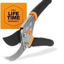 Fiskars Bypass Pruning Shears, 5/8-Inch Cut Capacity Garden Clippers, Gardening Scissors with Sharp, Rust Resistant Steel Blade