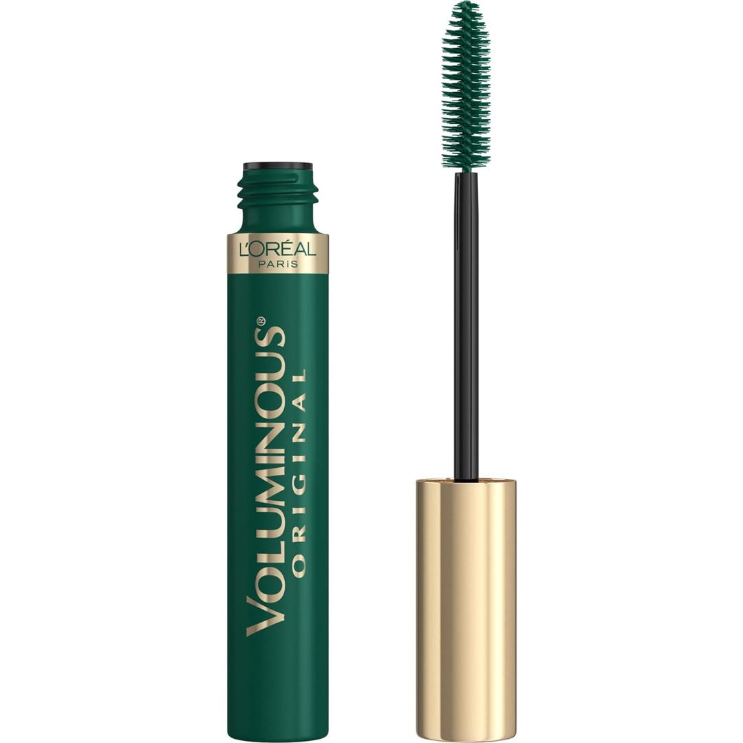 LOreal Paris Original Voluminous Mascara, Building Mascara Volume and Length Formula, Washable, Deep Green, 0.26 Fl Oz., 1 Count