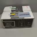 Munfix Disposable Plastic Wine Glasses, Stemless 12 oz Clear Shatterproof Cups, BPA-Free, 48 Pack