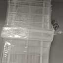 iSPECLE Deep Freezer Organizer Bins - 3 Pack Large Freezer Organizer Bins for 5 to 7 Cu.Ft Chest Freezer, Stackable Easy Access Food No More Digging, Sturdy Metal Wire Basket Not Scratch Bottom, White