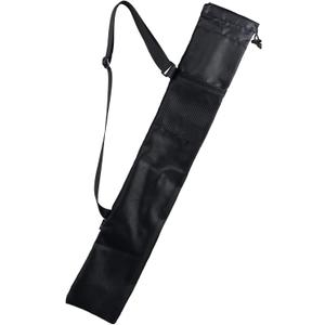 Cosmos Trekking Poles Carry Bag Portable Hiking Poles Carrying Shoulder Bag Tent Poles Replacement Storage Pouch for Trekking Hiking Poles & Walking Stick, Ajustable Shoulder Strap, Black