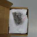 KOLET Offset Door Hinges, 3.5 Inches Expandable Door Hinges, 1/4" Radius Corner Ball Bearing Hinges, 2 Inches Widen Doorway, Smooth and Easy Installation, Brushed Nickel, 6 Packs