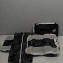 10 Set Compression Packing Cubes for Travel Essentials,Compressible Expandable Packing Cubes for Suitcase,OlarHike Luggage Organizer Bags for Travel,Handy Helper for Organizing Clothes(Black)