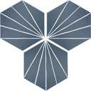 45-Sheet Peel and Stick Backsplash Tile Sticker, 6" x 7" Blue Art Deco Hexagon Flower Vintage Self-Adhesive Wall Tile for Kitchen Bathroom Shower Living Room, Covers 10 Sq. Ft. (Navy)