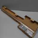 Ivilon Drapery Window Curtain Rod - End Cap Style Design 1 Inch Pole. 28 to 48 Inch Color Warm Gold