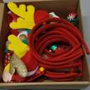 Christmas Headbands Party Favors Supplies for Girls Kids 12 PCS,Funny Holiday Hat Toppers Hair Accessories Photo Booth Props for Decorations,Christmas Party Games Prizes Stuff Trinkets for Women Men