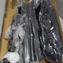 SONGMICS Umbrella Base, Round Patio Umbrella Stand, Sand Fillable Bag 66 lb, for 5-10 ft Umbrellas, Heavy-Duty, for Poles of Different Diameters, Oudoor Beach Lawn, Black UGUB0041B01