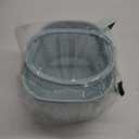 rejomiik Portable Shower Caddy Basket, Plastic Organizer Storage Tote with Handles Toiletry Bag Bin Box for Bathroom, College Dorm Room Essentials, Kitchen, Camp, Gym, Blue (1 pack)