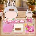 2 x 17cm Fashion Doll Clothingand Premium AccessoriesExquisite Doll AccessoriesFashion Doll Set, (Pink 4-Piece Set)