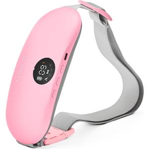 Menstrual Heating Pad for Period Cramps – Portable Heating Pad for Period Cramps Relief with Heat & Massage, Wearable Cordless Warmer for Pain Relief, Rechargeable & Wireless for Women