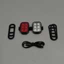 Bike Lights for Night Riding, USB Rechargeable Bike Lights Front and Back, Waterproof IP65 Bicycle Light, 4+6 Modes Bike Headlight and Tail Light Set,1.5 Hrs Fast Charging, Easy to Install