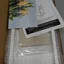 Forbena Bathroom Organizer Countertop, Counter Organizer for Bathroom Decor, Wooden Sink Shelf for Vanity Storage, Makeup Tray for Perfume Skincare Bedroom Kitchen Corner (2 Tier, White and Gold)