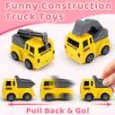 24 Pack Valentines Day Gifts for Kids School - Valentines Exchange Cards for Kids Classroom - Construction Truck Vehicles Toys Card Bulk - Valentine Cards for Toddlers Boys Class Party Favors Prizes, Small