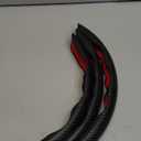 Ultrathin Sweat-Absorbing Cover Carbon Fiber Steering Wheel Cover Car Interior Accessories(Black)